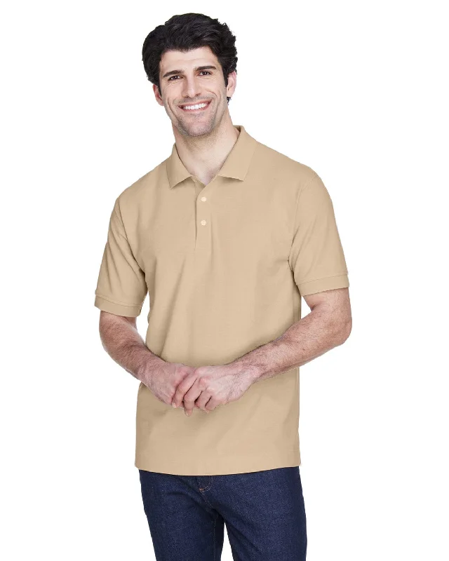 Devon & Jones Fine Pima Pique Polo Shirt | Stone