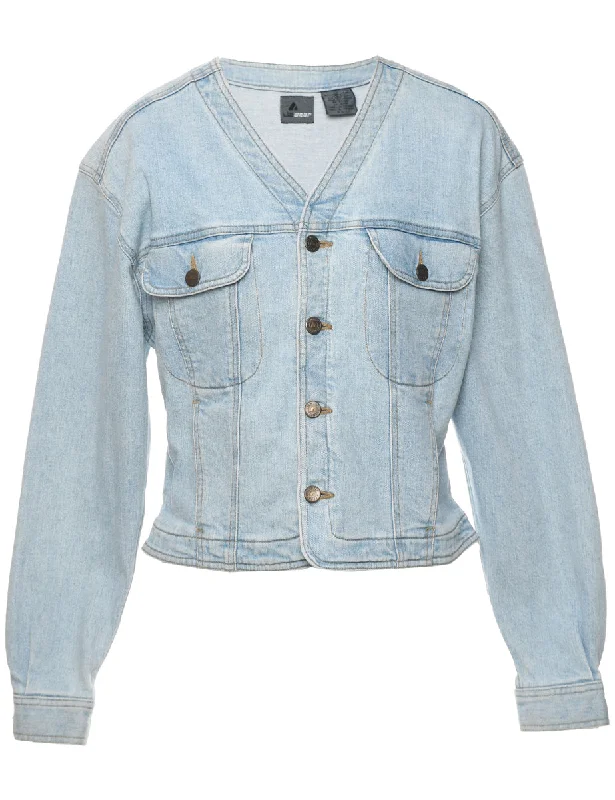 Light Wash Denim Jacket - M