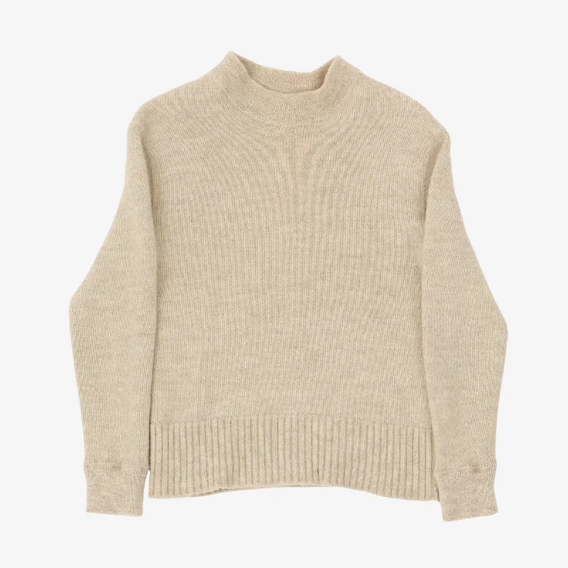 Wool Mock Neck Jumper