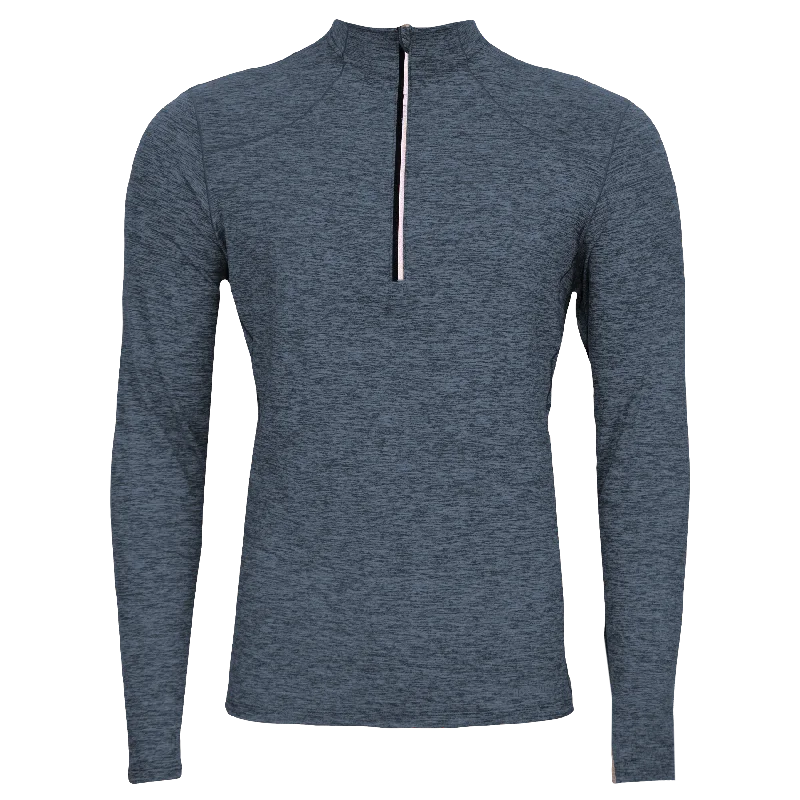 Men's Clima-Tek Zip-T - Nightfall Heather