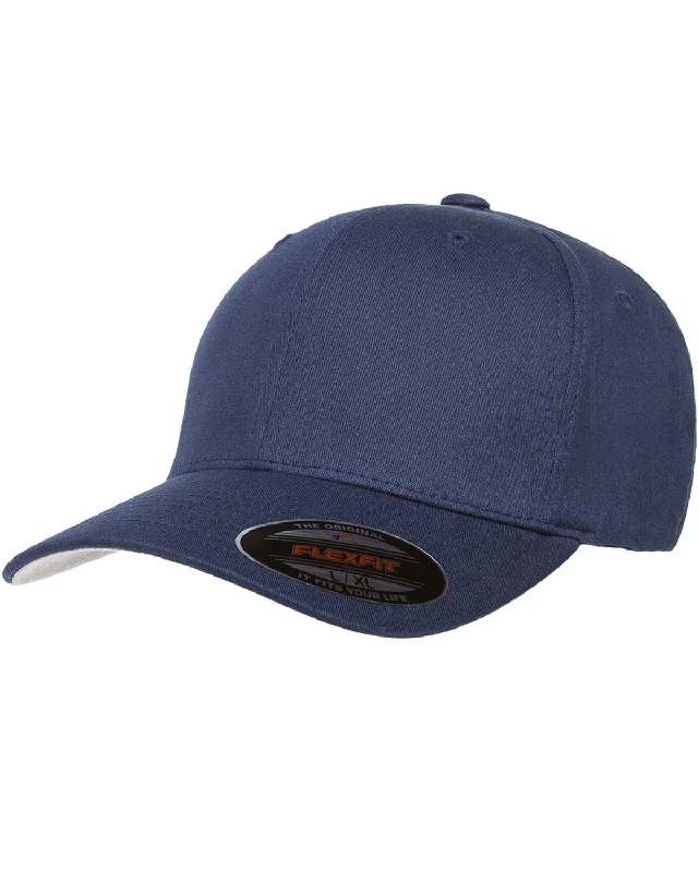 Yupoong 6-Panel Structured Mid-Profile Cap | Navy