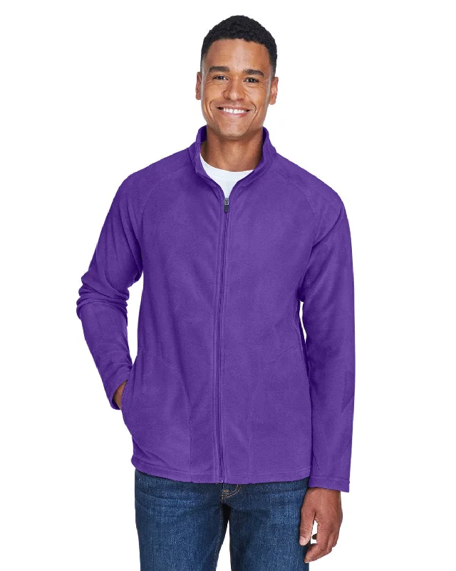 Team 365 Mens Campus Microfleece Jacket | Sport Purple