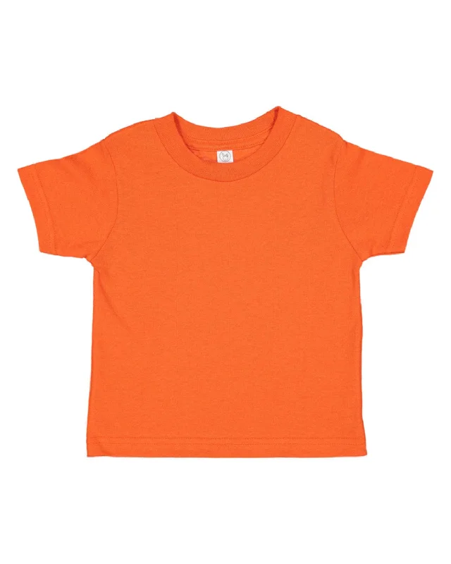 Rabbit Skins Toddler Fine Jersey T-Shirt | Orange