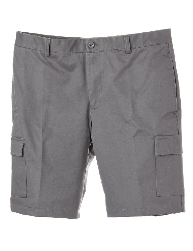 Label Workwear Shorts With Side Pocket