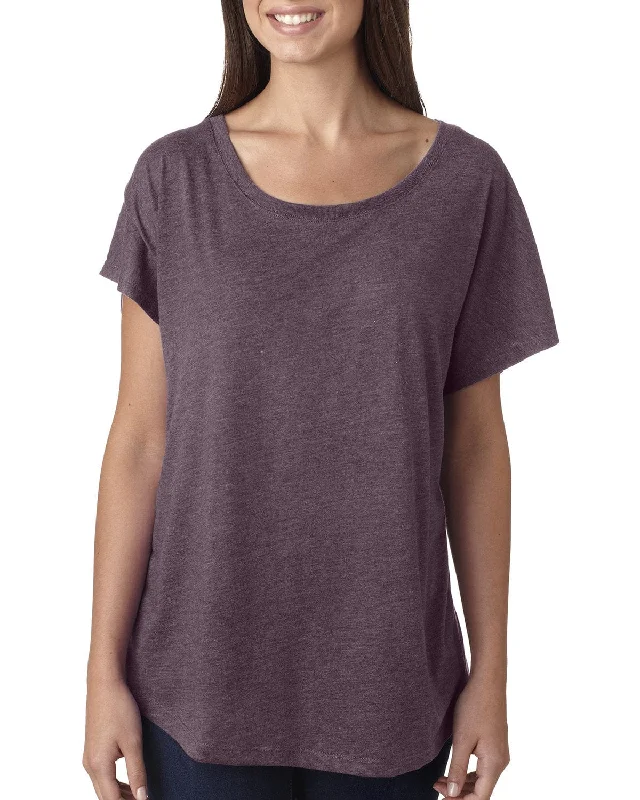 Next Level Ladies Triblend Dolman | Vintage Purple