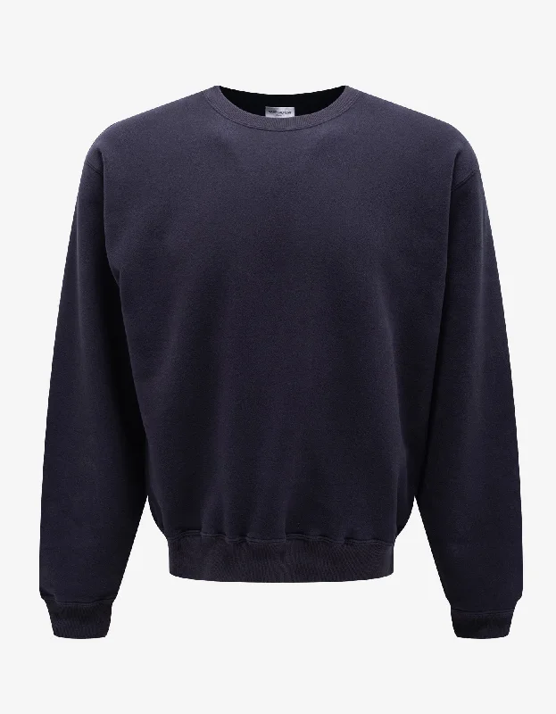 Saint Laurent Blue Logo Sweatshirt