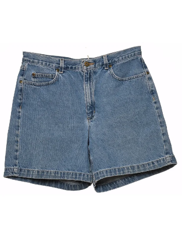 Light Wash Denim Shorts - W32 L6