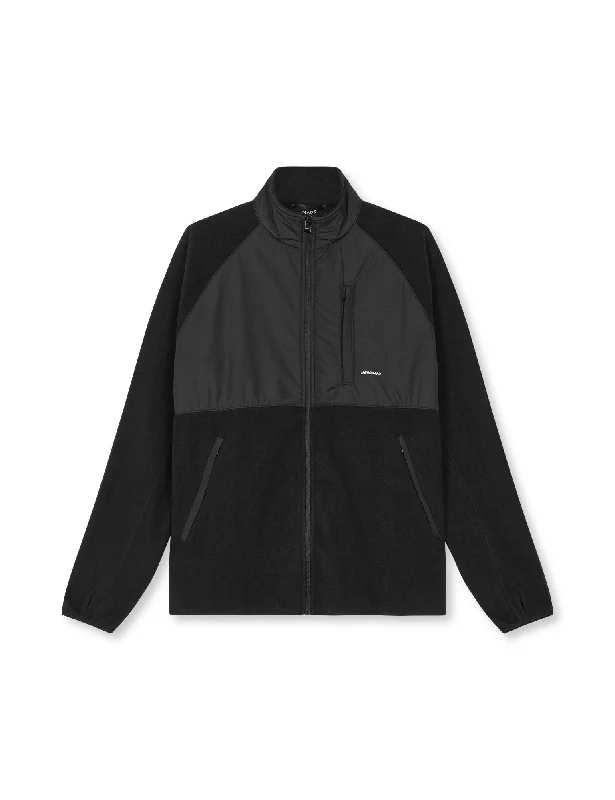 Soft Fleece Tactical Jacket, Black