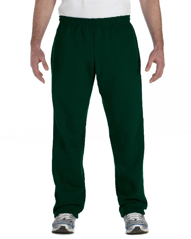 Gildan Heavy Blend 50/50 Open-Bottom Sweatpants | Forest Green