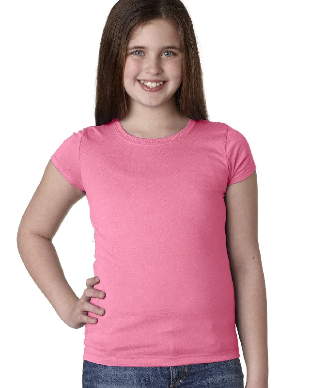 Next Level Girls Princess Tee | Hot Pink