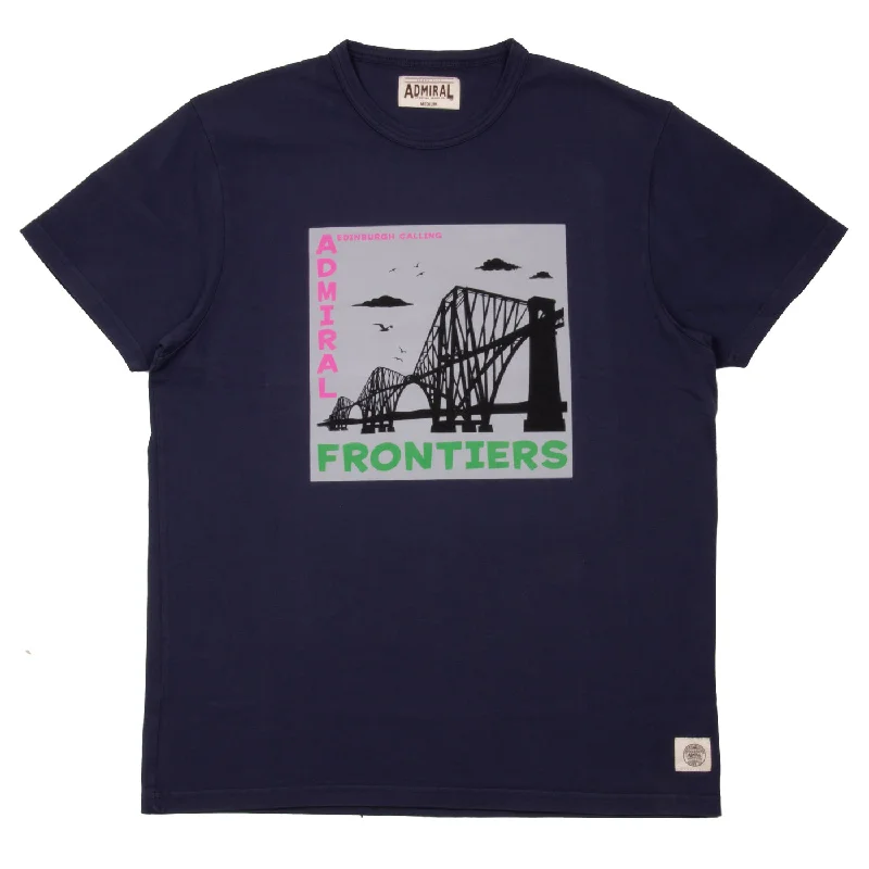 Admiral X Frontiers Man Aylestone T-Shirt - Hawk Navy