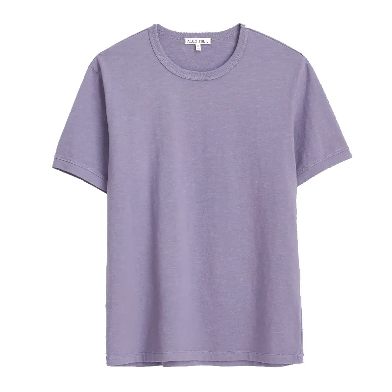 Slub Cotton T-Shirt - Ceil Blue