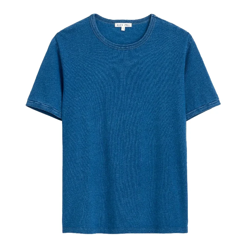 Slub Cotton T-Shirt - Indigo