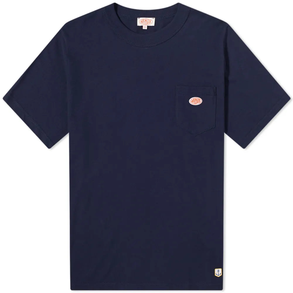 ID80010-Armor Lux Navy Pocket T-Shirt