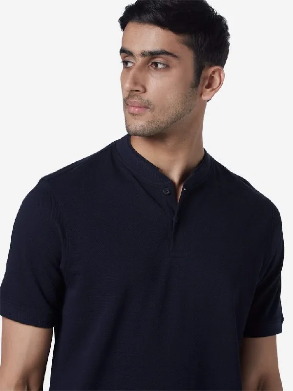 Ascot Navy Relaxed-Fit T-Shirt