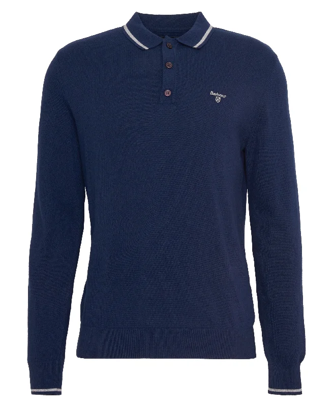 ID24638-Barbour Navy Nocton Polo Shirt