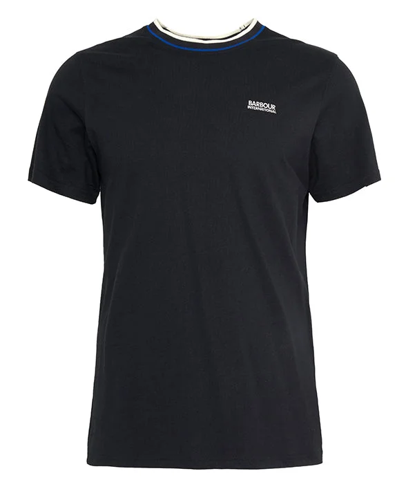 ID24671-Barbour Black Buxton T-Shirt