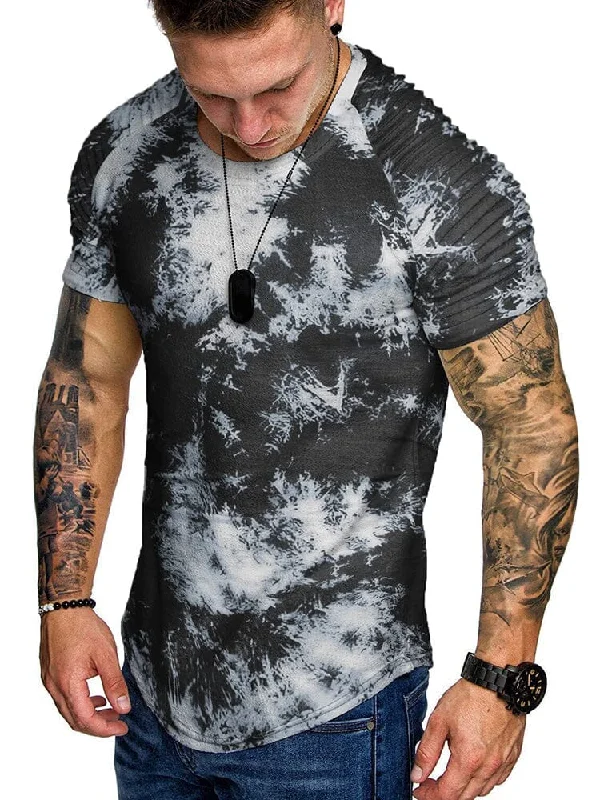 Black Grey Tye Die