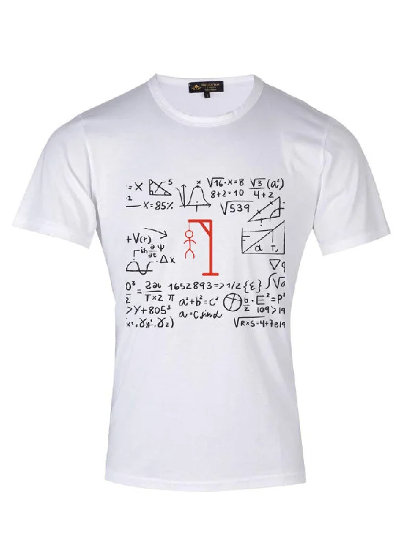 Mathematics Equations White T-Shirt