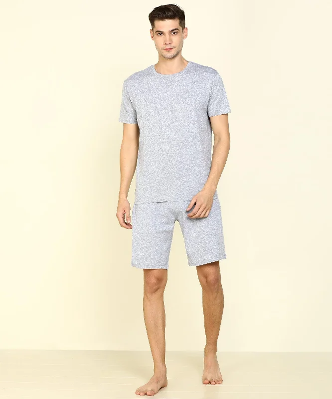 Mens Halfsleeve Tshirt & Shorts Co-ord Set