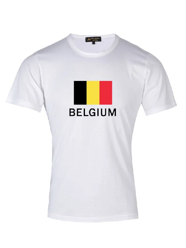 Country Flag Graphic Tee - Belgium