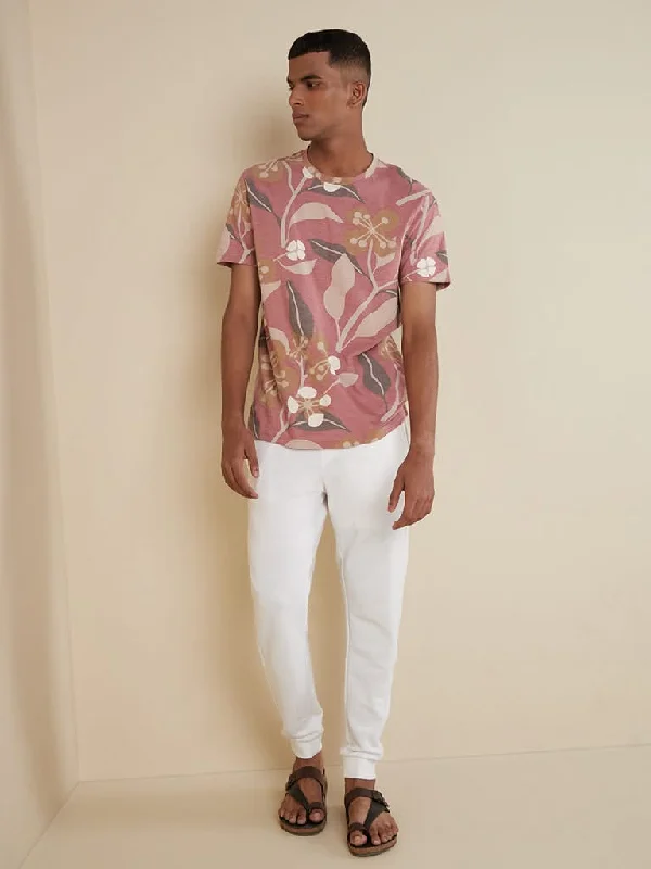 ETA Desert Rose Floral Print Slim-Fit T-Shirt