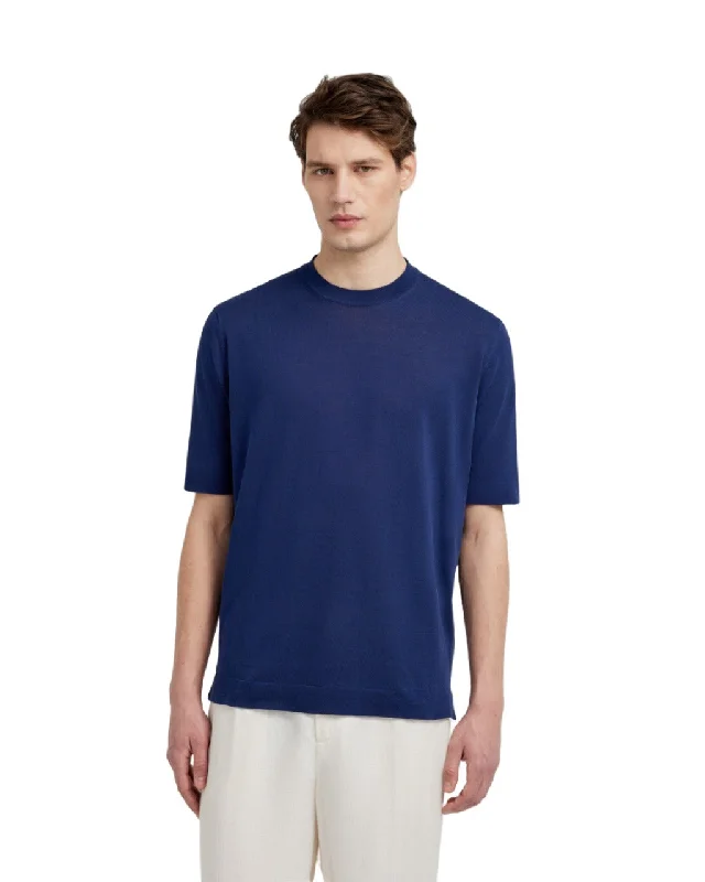 ID24368-Filippo French Navy Crepe Cotton