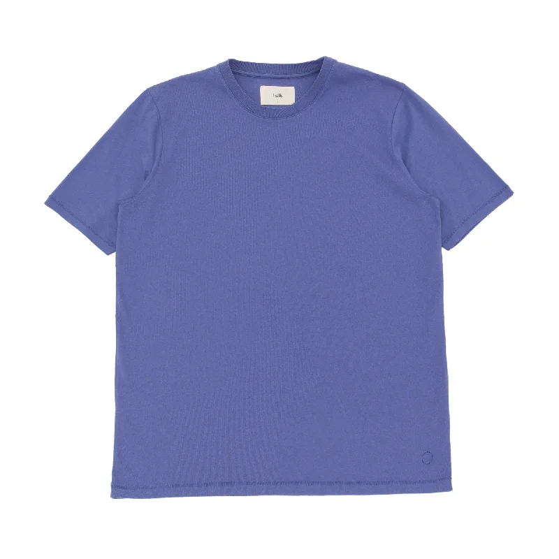 Contrast Sleeve Tee - Mid Navy