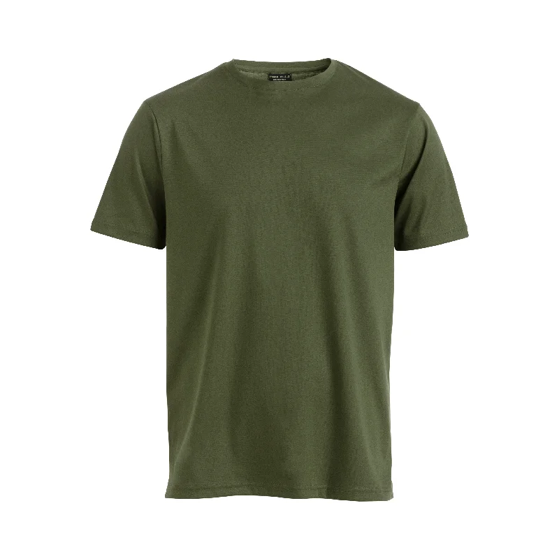 Khaki Cotton T-Shirt - New