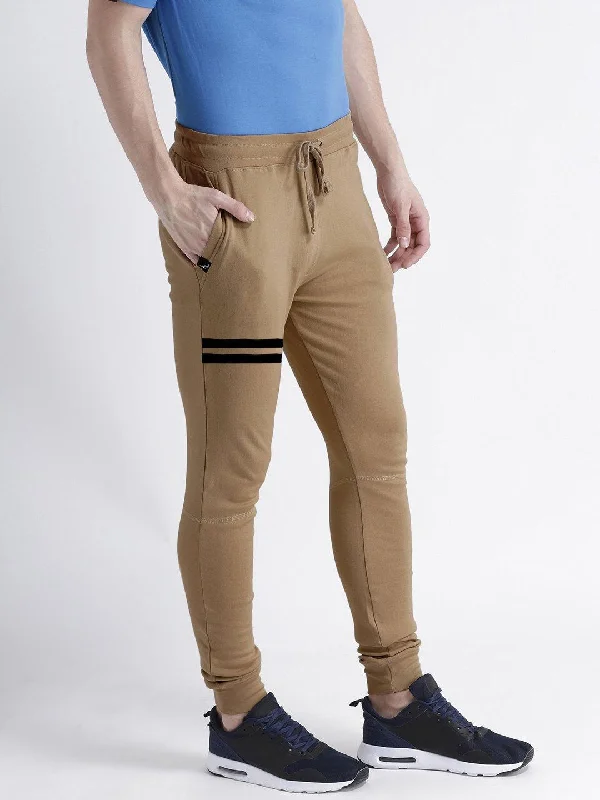 Young Trendz Mens Jogger Brown Color Lines Track Pants