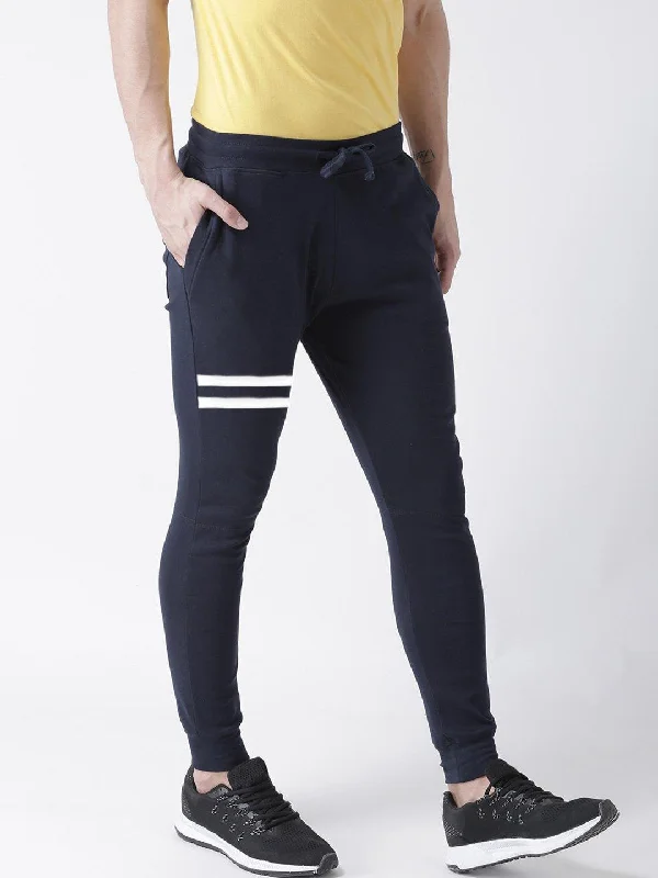 Young Trendz Mens Jogger Navy Color Lines Track Pants