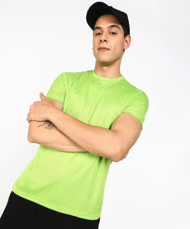 Mens Dry-Fit Sports T.shirt (Green)