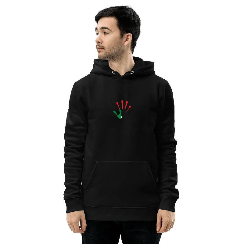 Palestine Solidarity Sweat Hoodie - Black