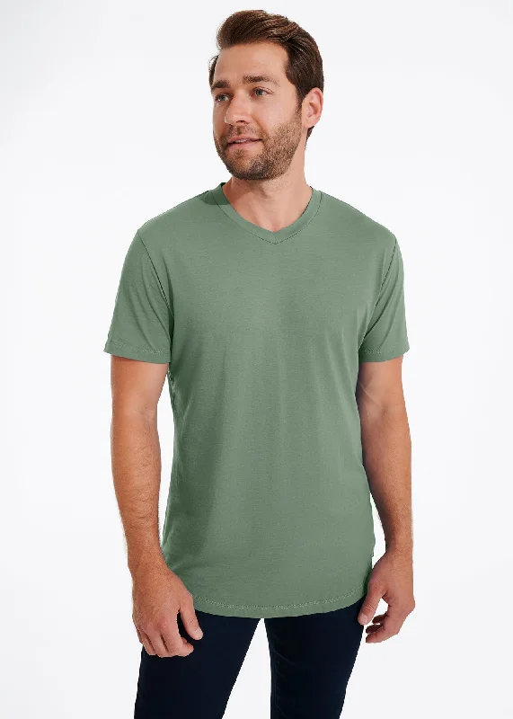 Softest V Neck T-Shirt | Sage Green