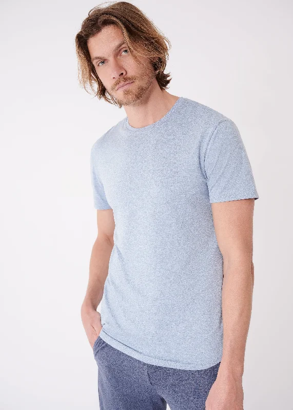 Summit Curved Hem T-Shirt | Heather Slate