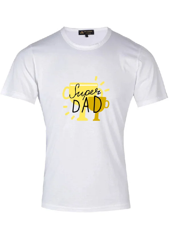 Super Dad  - Father's Day White T-Shirt