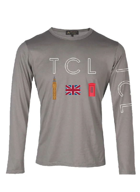 TCL Brand Abbr Grey T-shirt