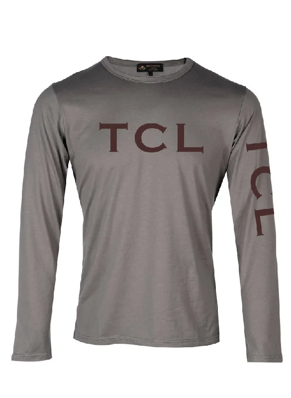 TCL Brand Abbr Grey T-shirt