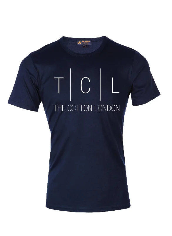 TCL Brand Abbr Navy T-shirt