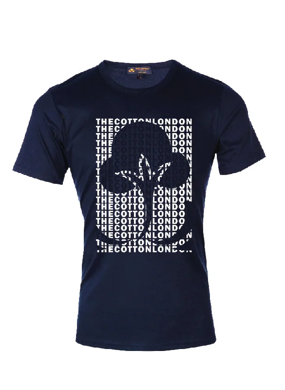 TCL Logo Navy & White T-shirt