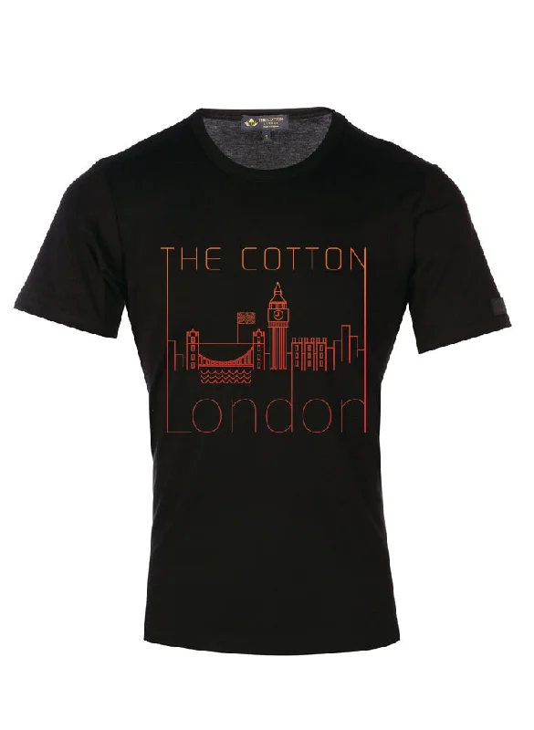 TCL London City Silhouettes Black T-shirt