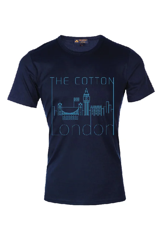 TCL London City Silhouettes Navy T-shirt