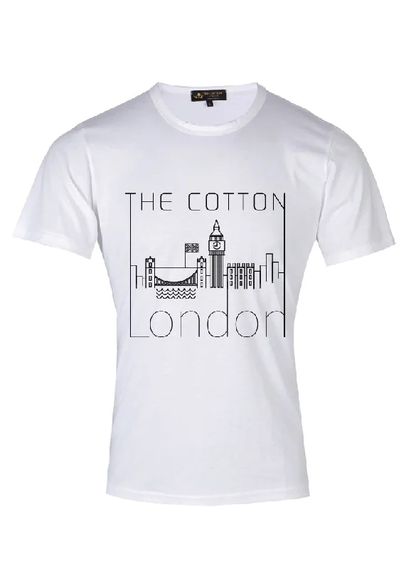 TCL London City Silhouettes White T-shirt