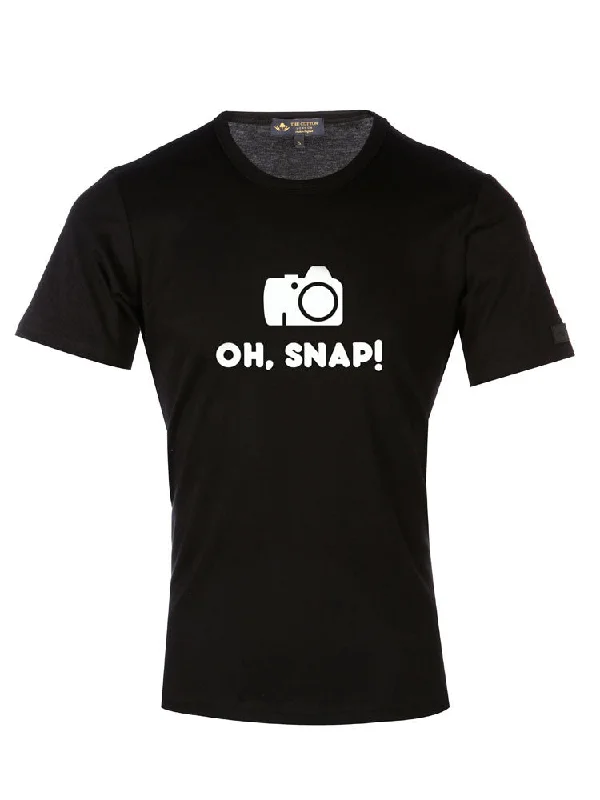 TCL Oh, Snap Camera Black T-shirt