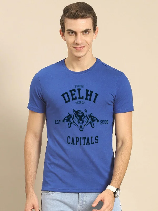 Half Sleeve Mens Delhi IPL T-Shirts