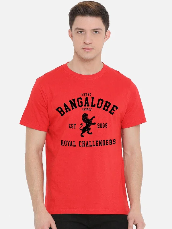 Half Sleeve Mens Bangalore IPL T-Shirts